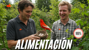 como alimentar los canarios en cría