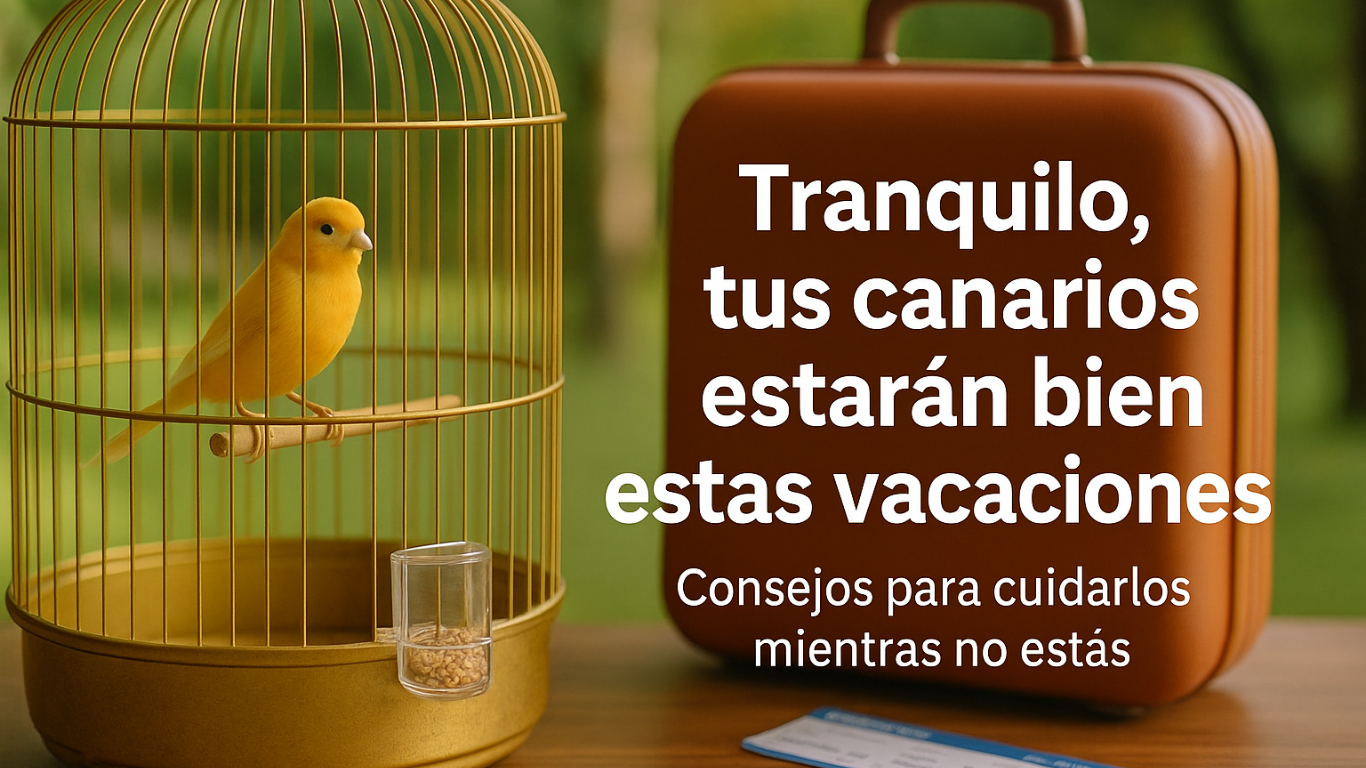 canarios en vacaciones
