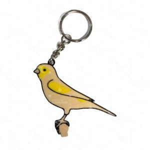 Llavero Canario Isabela Pastel Amarillo Mosaico M