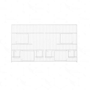 Frontal Italiano para Jaula o Voladera 58 x 30 cm