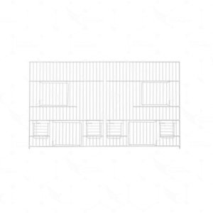 Frontal Italiano para Jaula o Voladera 63 x 30 cm