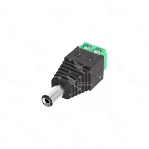 Conector Jack Macho para tiras LED de aviarios